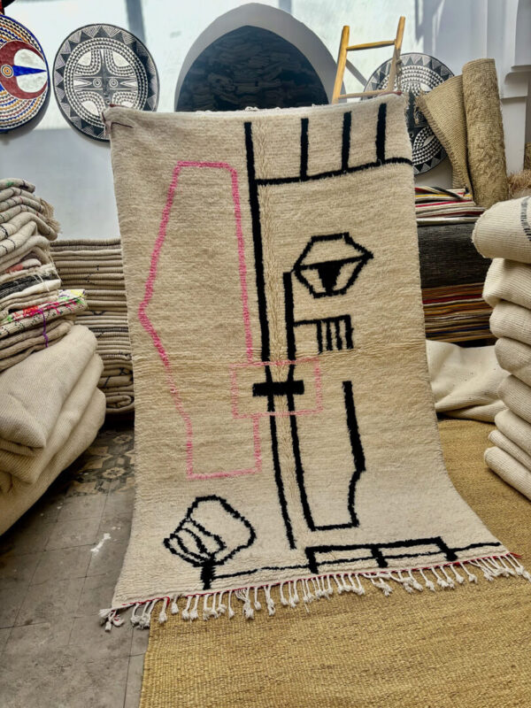 Tapis Marocain moderne en laine