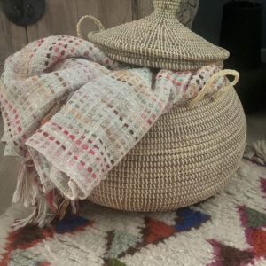 panier rond de rangement