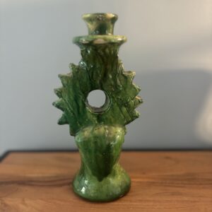 Bougeoir Tamegroute vert - Origine Maroc