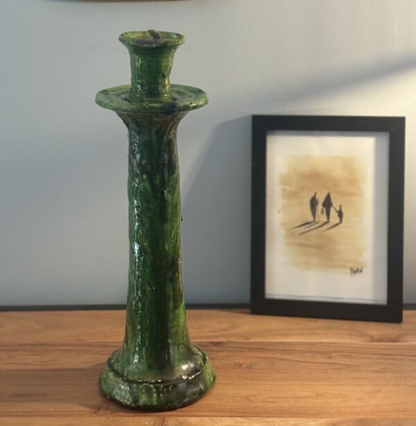 Bougeoir Tamegrout.Poterie traditionnelle