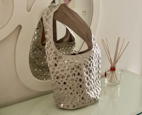Collection Eclat de MarrakechSac en cuir blanc