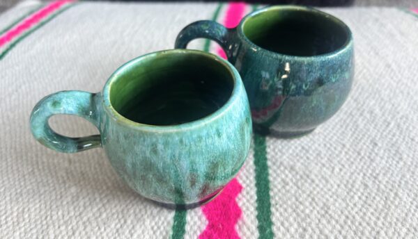Tasses en céramique émaillées Collection Mosaïque du Maroc